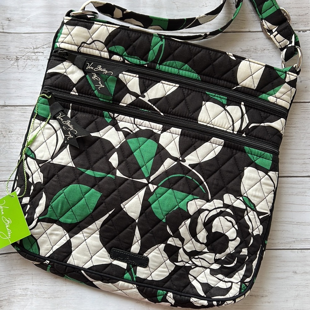 Vera Bradley Triple Zip hipster imperial rose